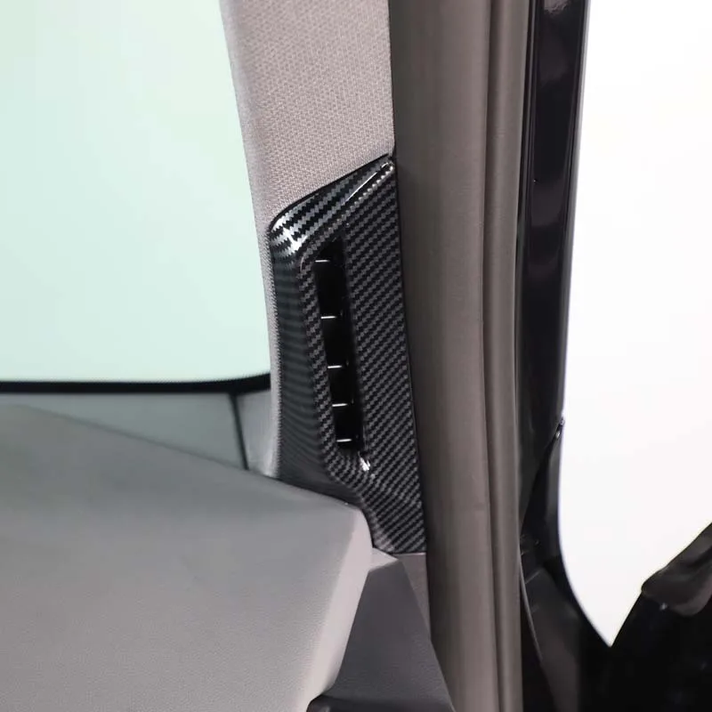 

Gao Ruying ABS Carbon Fiber Car A Pillar Air Outlet Vent Panel Cover Trim Interior Car Accessories For BMW X3 G45 2025-2026