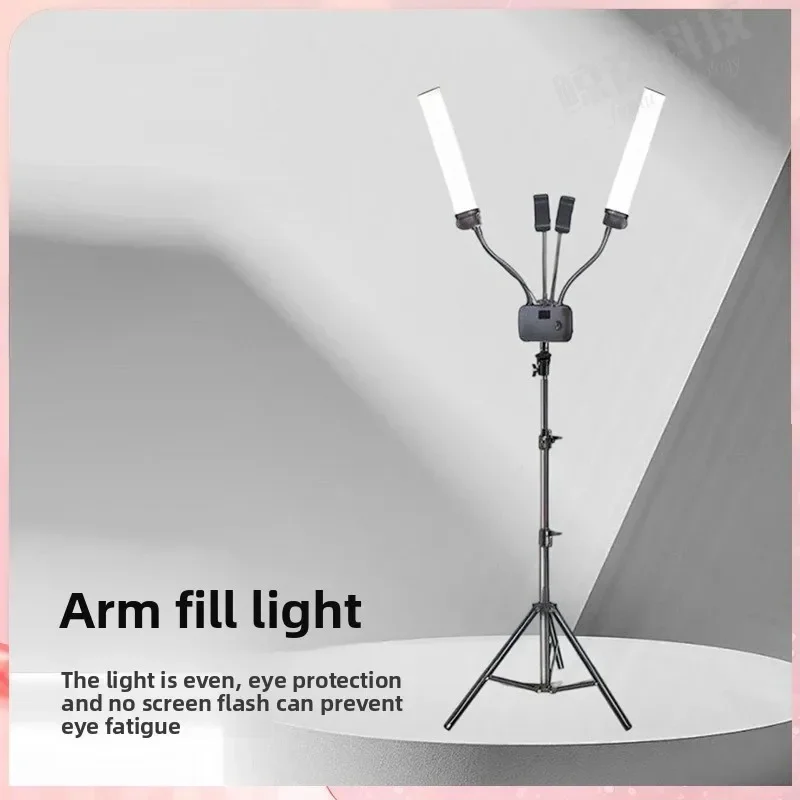 22 Inch LED Double Arm Tube Photography Light for Beauty And Still Life Shooting Floor Lamp with Always on Feature