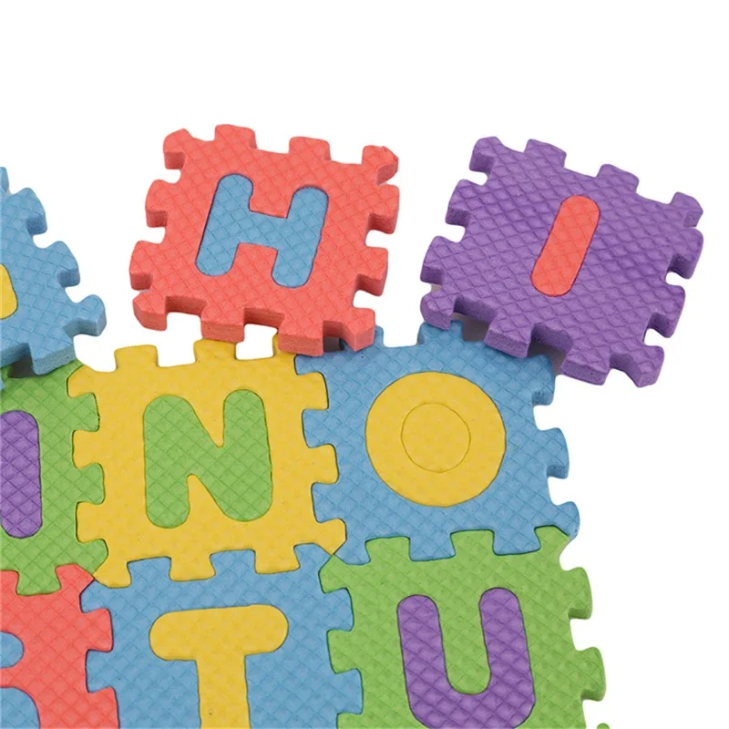 36pcs Alphabet Numbers Play Mat Floor Kids Carpet Letter 3D Puzzle Baby Crawling Foam Play Intellectual Educational Toys