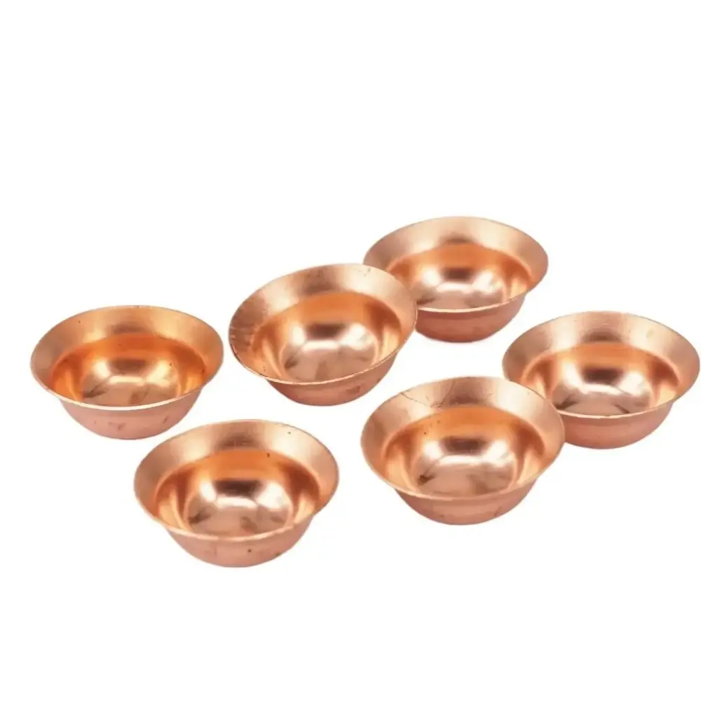 Leak‑proof Seal Copper Copper Pipe End Cap Dome Shape Flared Design Refrigerator Pipe Cap AC Copper Cap Air Conditioner