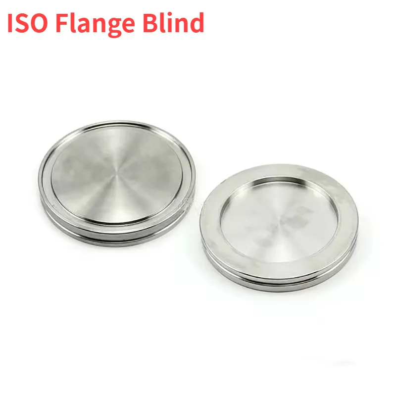 ISO63 80 100 160 200 Vacuum Flange Cover Blind Plate 304 Stainless Steel Flange Cap for Vacuum Chamber Pum