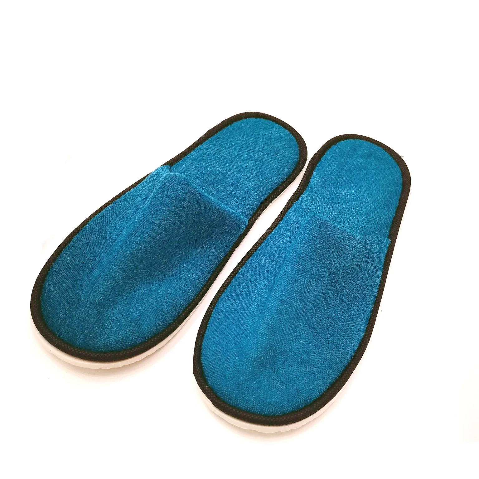 7Mm Dikke Zool Antislip Reizen Camping Gast Donkergroene Wegwerp Hotel Slippers Camping Stijl Wandelen Groothandel