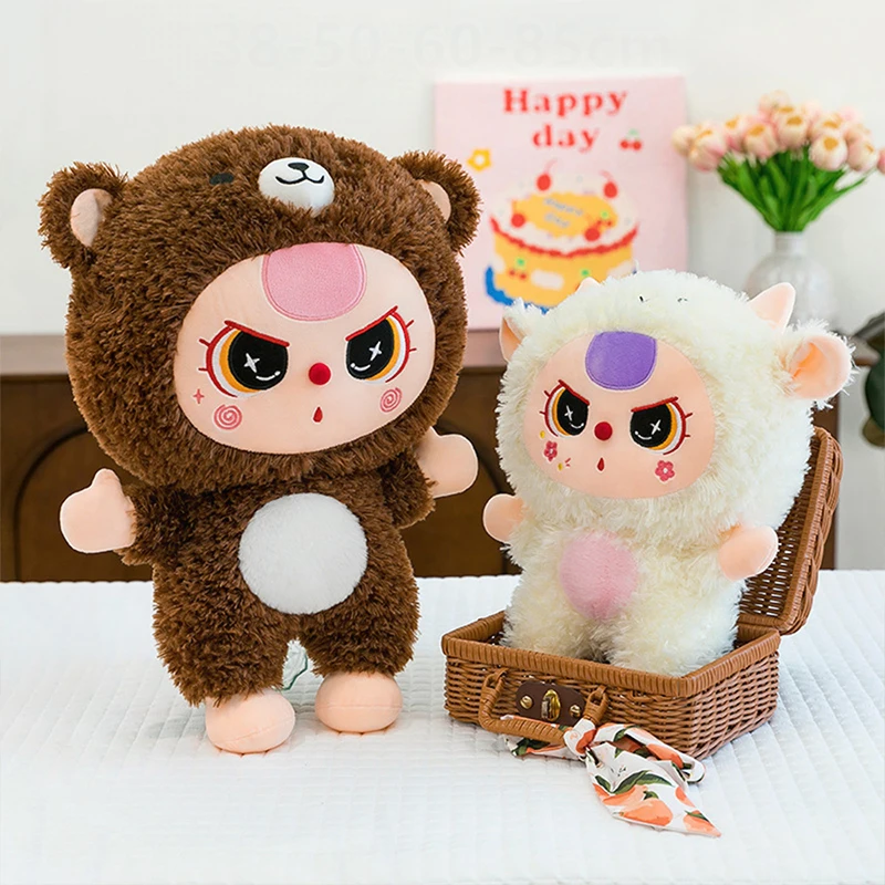 

Плюшевая игрушка-медведь для детей, подарок на день рождения, Рождество, мягкая кукла-животное для детей, милый приятный подарок для мальчиков