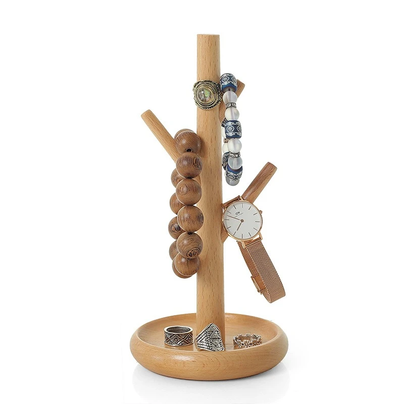 Decorative Shelves Display Stand Storage Modern Simplicity Retro Display Stand Accessories Wood Home Rak Pameran MH40ZSJ