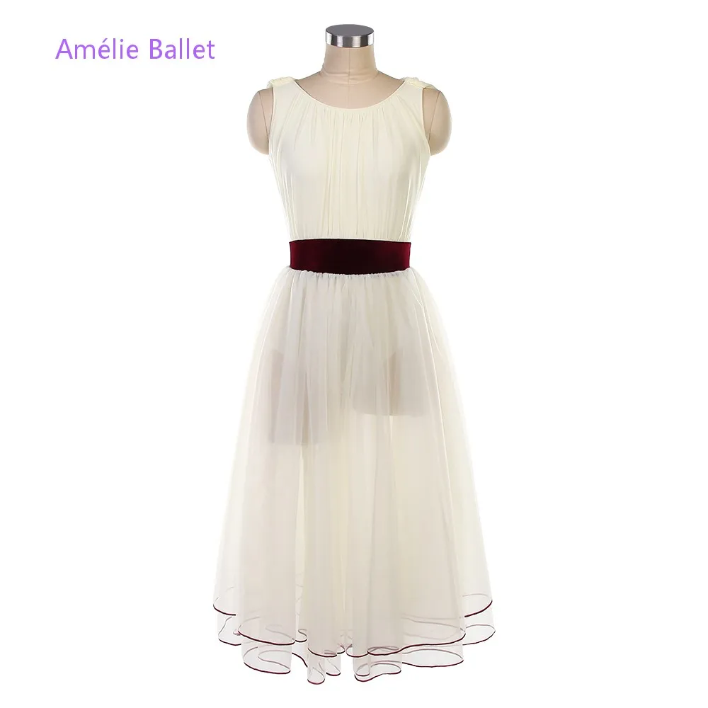 26101 New Ballet Costumes Ivory Spandex Top Bodice Ballet DressesLyrical & Contemporary Dance Costumes Ballet Dancewear