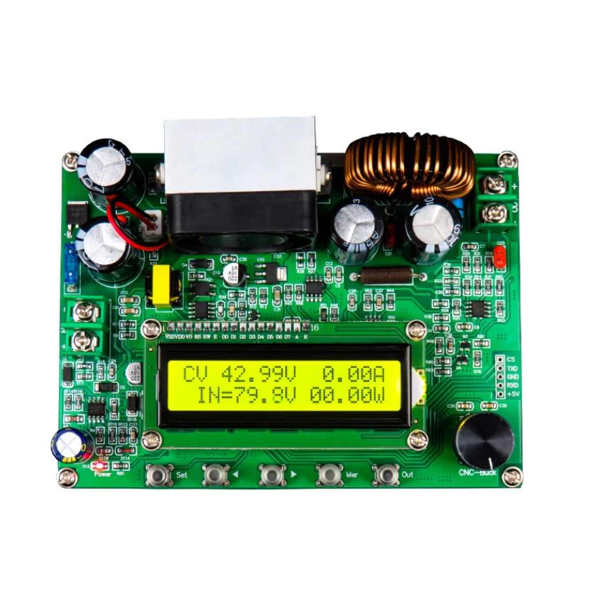 DPQ6012 CNC Adjustable DC Voltage Reduction and Constant Current Digital Display Power Supply Capacity Table