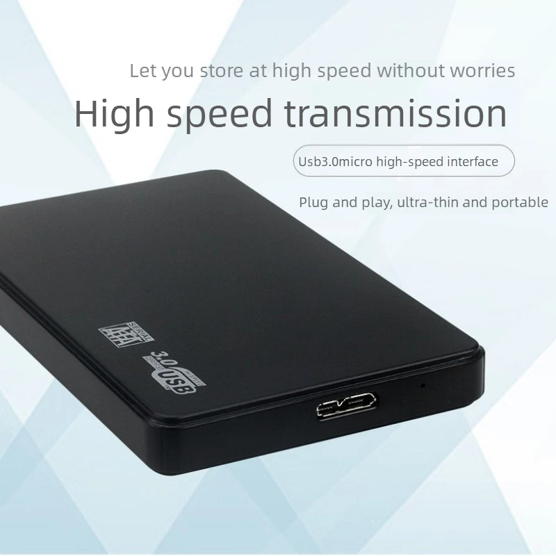 

2.5-inch SATA to USB 3.0 hard drive enclosure - ABS material external hard drive enclosure suitable for SATA SSD