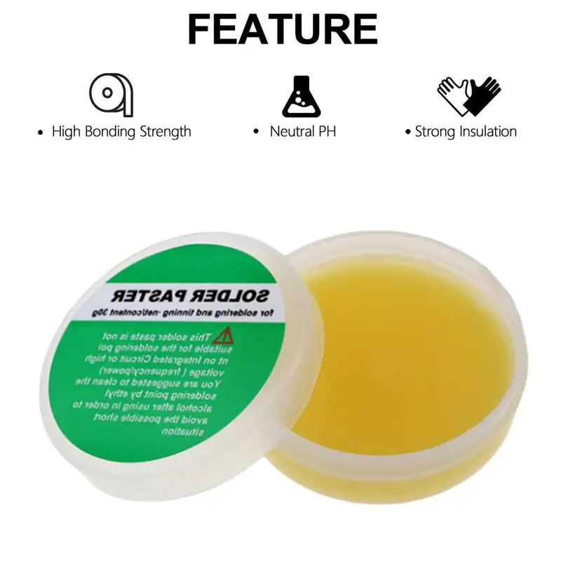 Soldering Flux Lead-Free Solder Paste Flux Tin Solder Paste Welding Flux For Electronics SMD PCB LED Soldering Repair