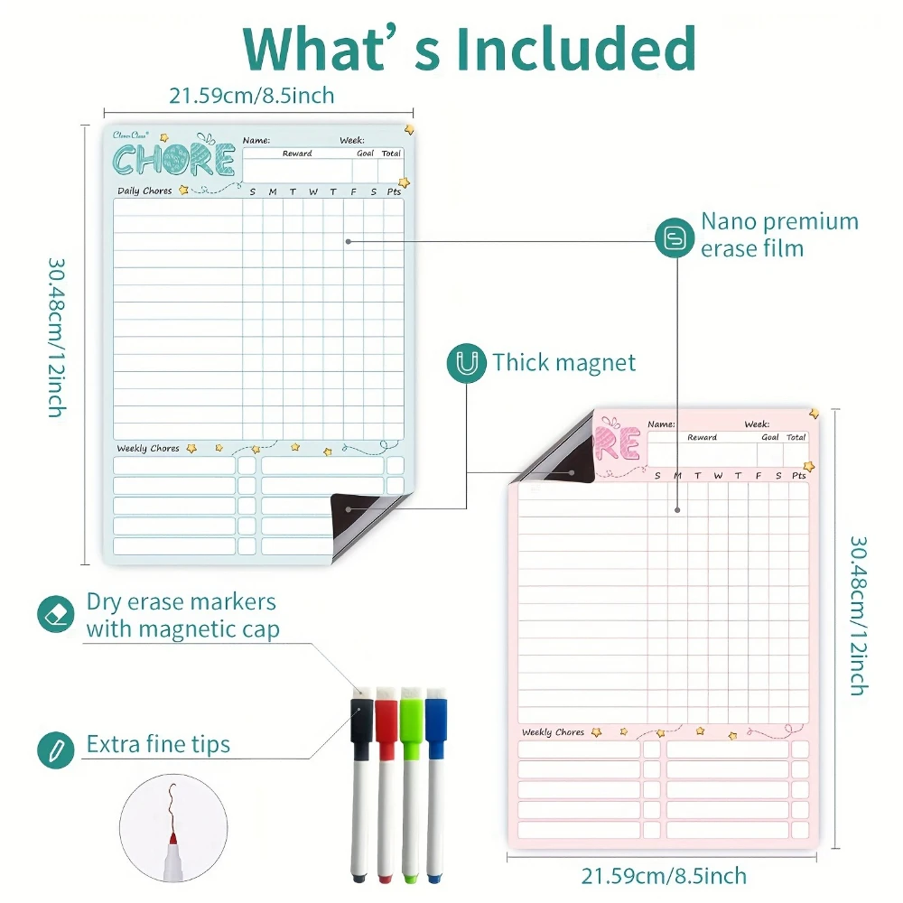 7-delige magnetische comboset  - Whiteboard Magnetic recensie en prijs