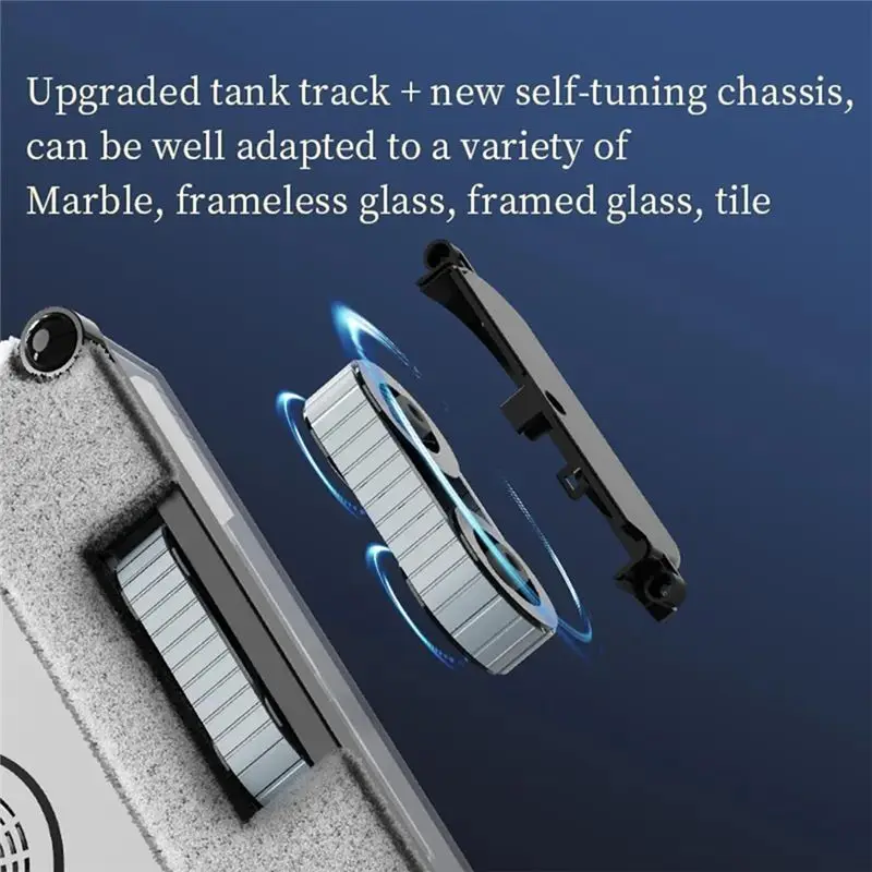 【NEW A39M】 Smart Window Cleaning Robot With 5600Pa Suction, APP Control & Automatic Sprinkler US Plug, Portable Design