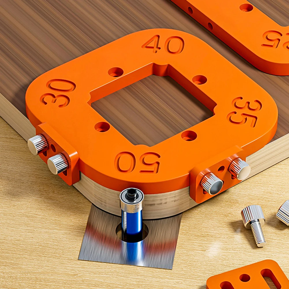 Woodworking Router Corner Radius Templates Jig Routing Curved Corner Milling Circular Radian Tool Arc Cutting Auxiliary Tool
