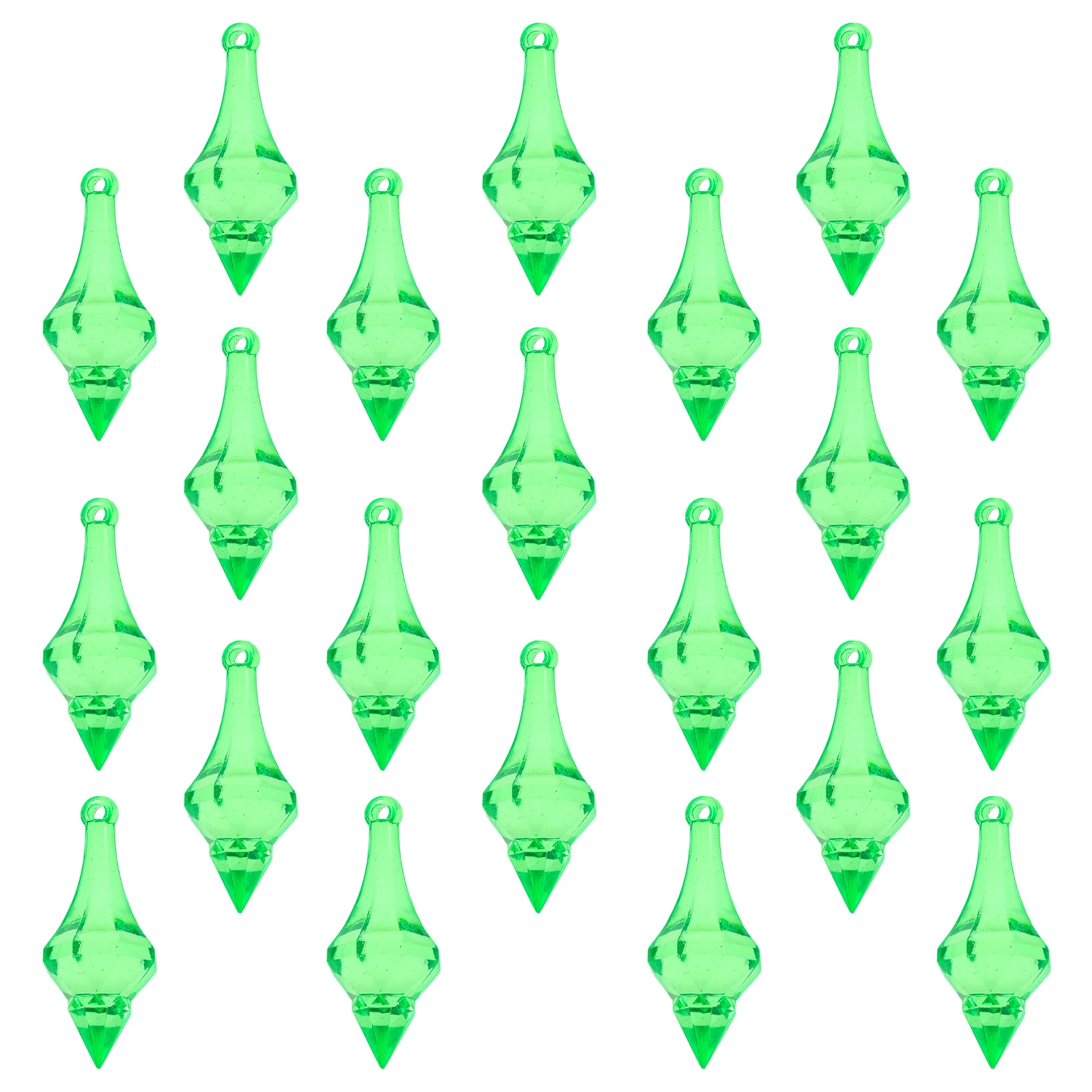 

1 set Clear Water Drop Acrylic Pendants Green Color Per Pound Bead Curtain Decor Diy Craft Supplies Home Party Wedding Lamp
