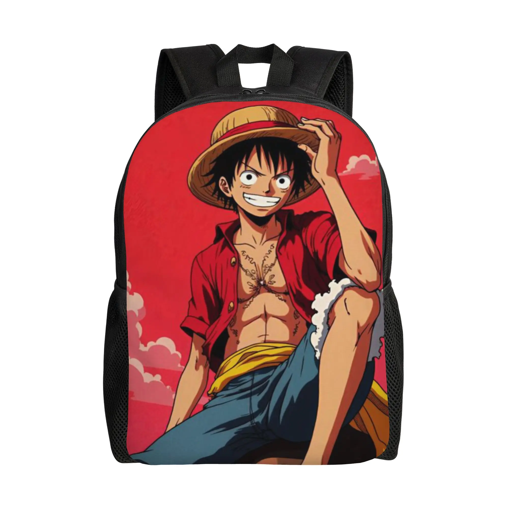 

One Piece Storage Bag Back to school season Luffy (28) Lightweight Backpack