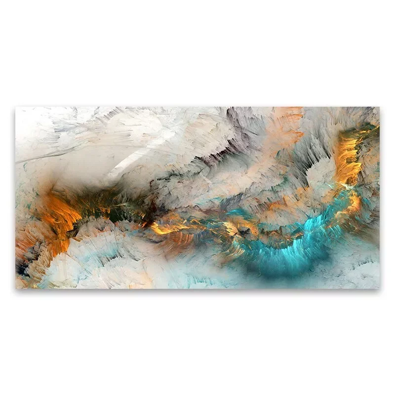 

Абстрактная масляная живопись с облаками, художественный холщовый постер для гостиной, украшение для дома, Настенный декор, картина