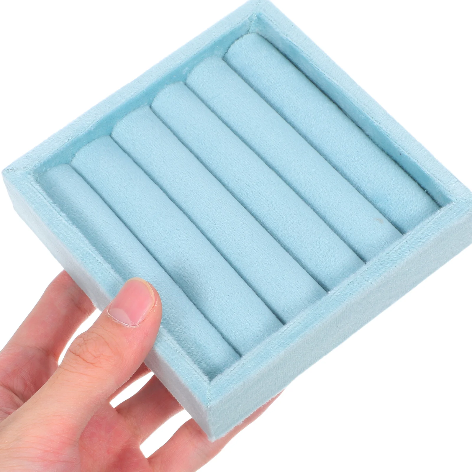 

Jewelry Storage Tray Organizer for Travel Light Cloth Bangle Holder