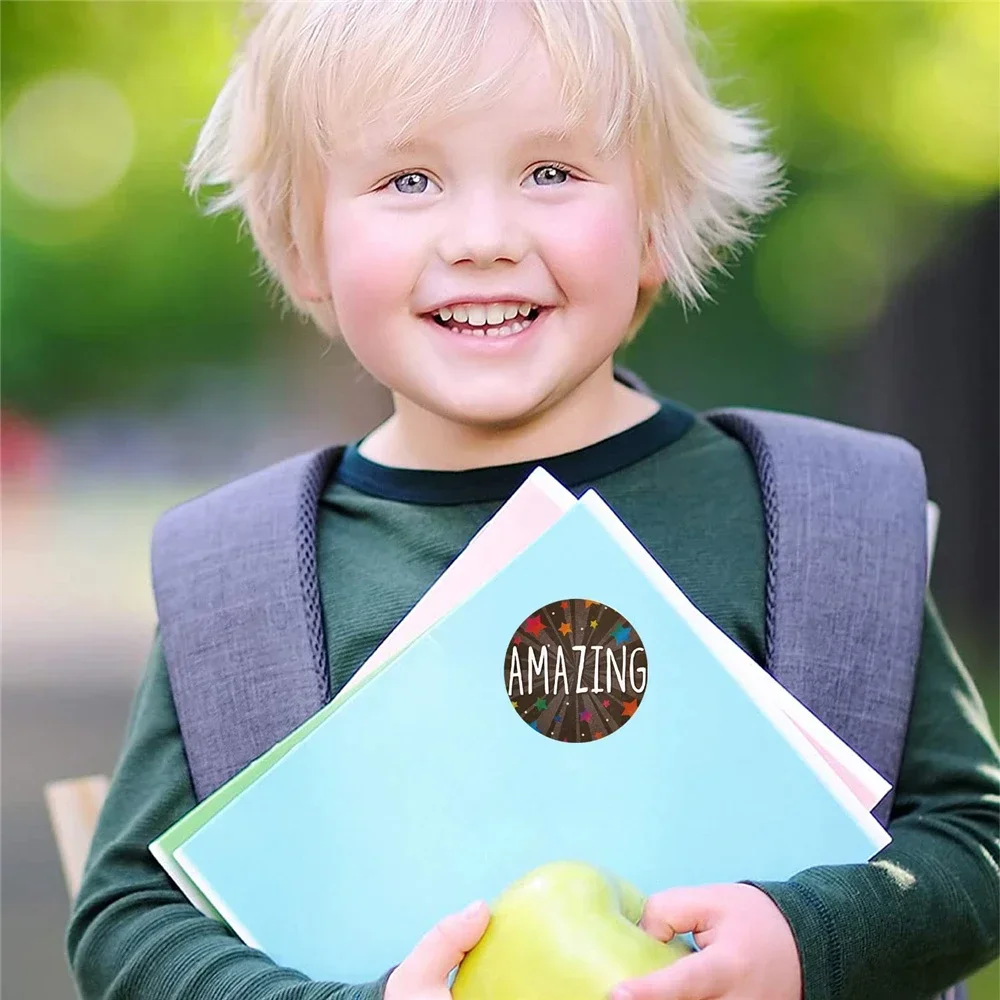 100-500 Stuks Leraar Beloning Stickers Voor Kinderen Kinderen School Aanmoediging Studenten Stickers Spellen Speelgoed Dieren Briefpapier Sticker