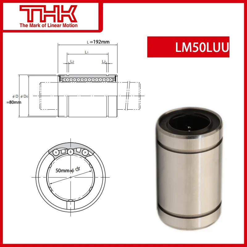 Original New THK linear bushing LM LM50LUU linear bearing