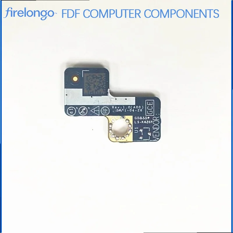 For Dell Precision 7560 SD LED Interface Board LS-K626P Original Replacement Part for Laptop