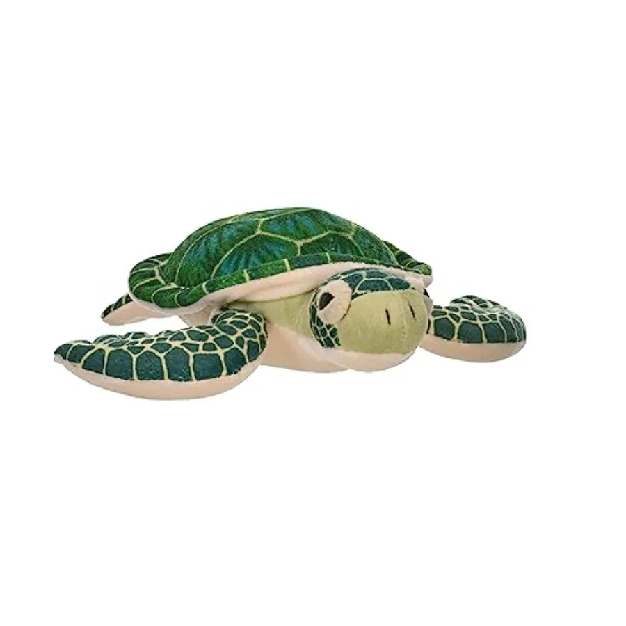 

Wild Republic Sea Turtle Plush, Stuffed Animal, Plush Toy, Gifts for,Cuddlekins, Green 8 Inches, Multi