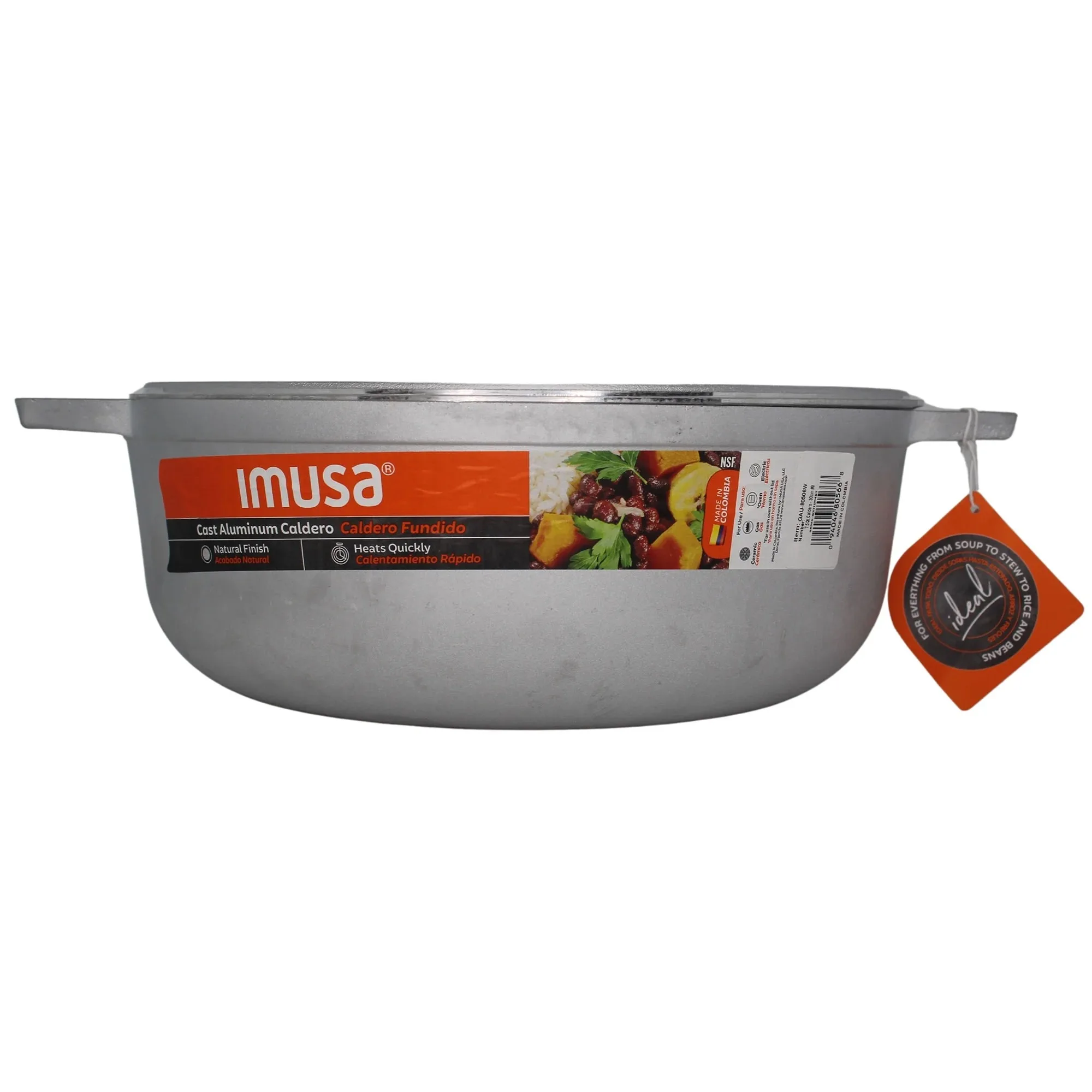 Caldero Aluminium Cor 7,5qt - 30cm