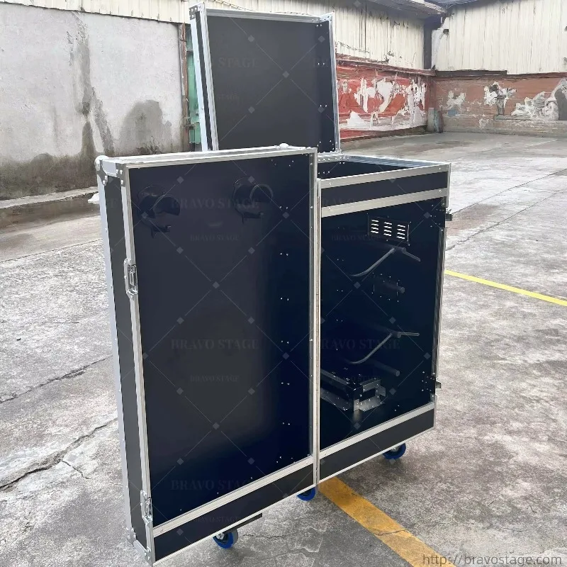 Portable Horse Tack Locker Flight Cases Small Equestrian Double Saddle Tack Locker Box
