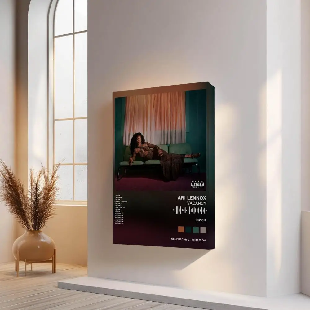 Cuadro Decorativo de Ari Lennox con Caligrafía, para Decoración de Pared en Cafeterías, Bares y Habitaciones