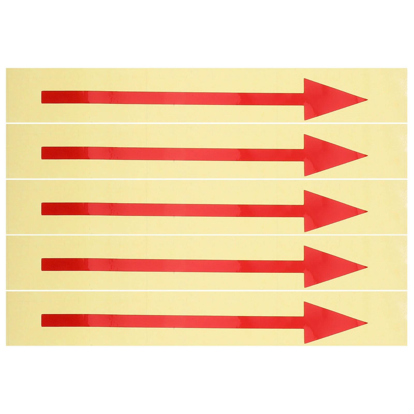 

5Pcs Reflective Mailbox Arrow Decals Clear Directional Guidance Stickers for Efficient Delivery Waterproof Adhesive Design