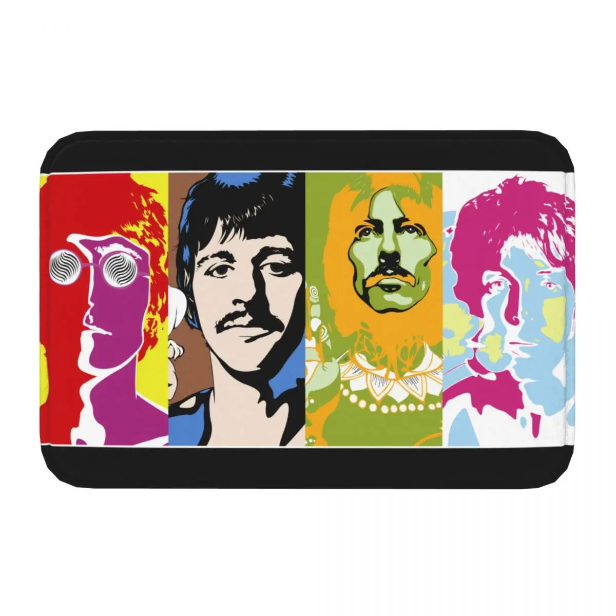 The Beatle Band Anti-Slip Doormat Bath Mat Cool Balcony Carpet Welcome Rug Bedroom Decor