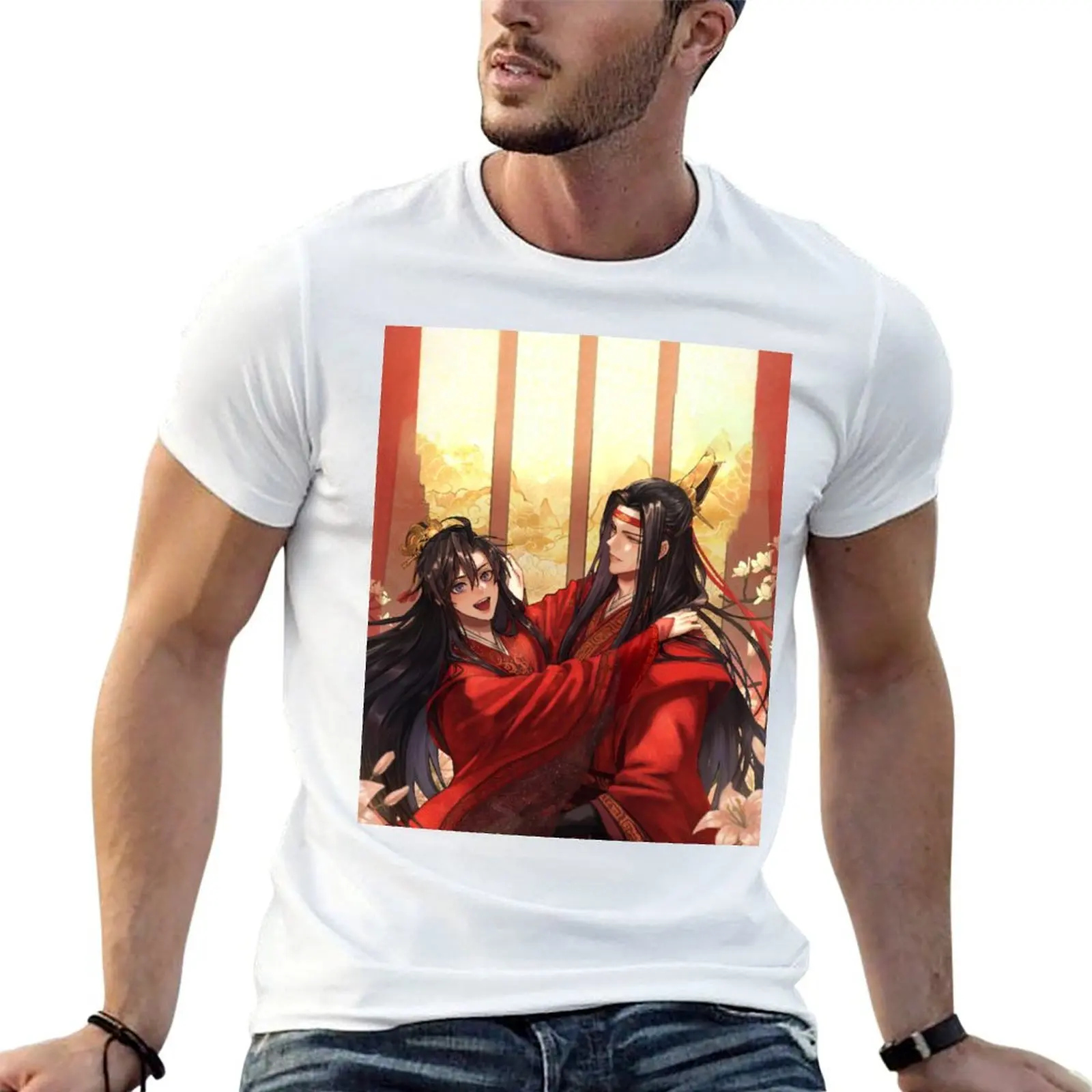 WangXian The Untamed T-Shirt man graphic t shirt t shirts for man pack cotton g man t shirts for men T-shirt