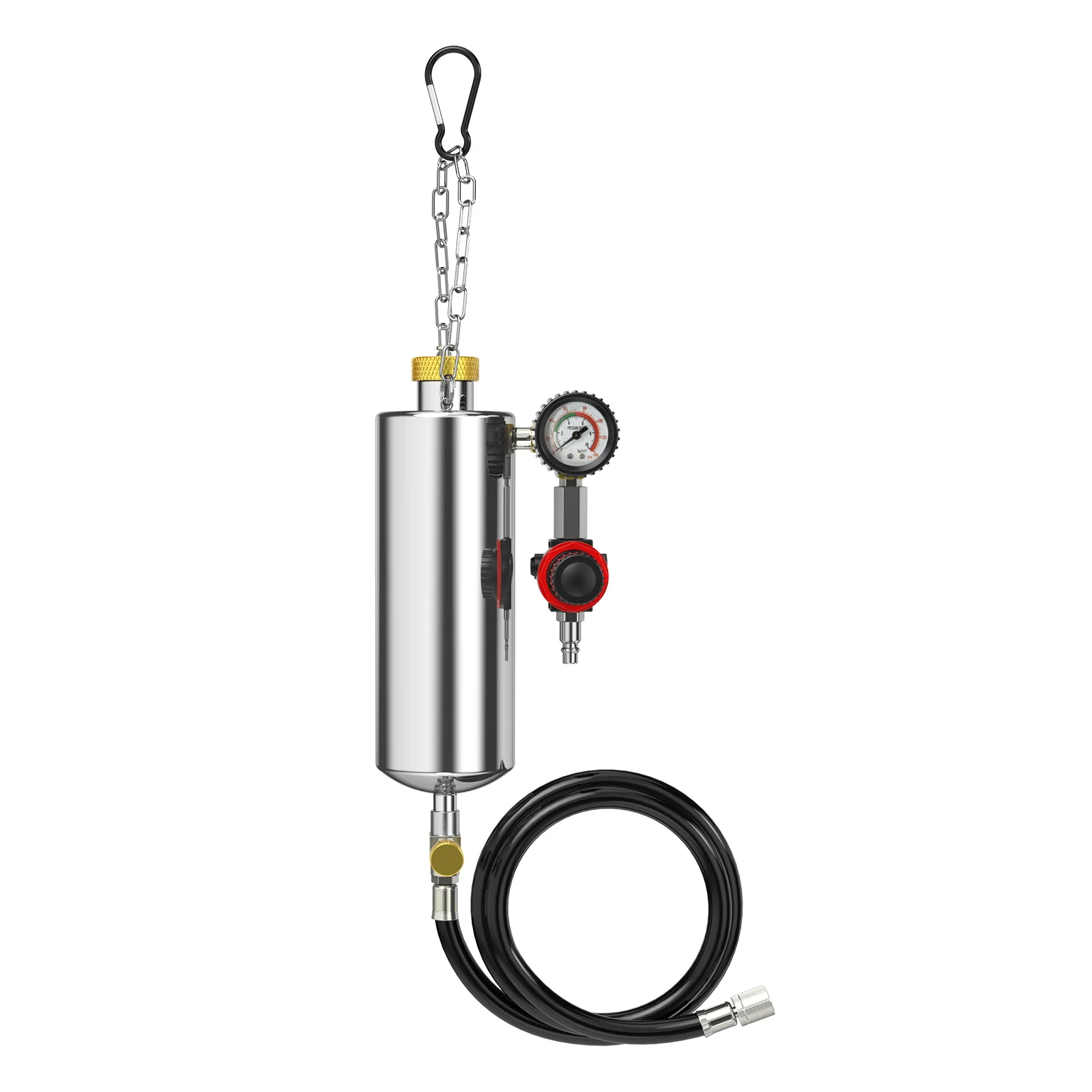 

Cleaning of carbon deposits in automotive fuel injectors, air intake system, and 3-way catalytic converter without disassembly.