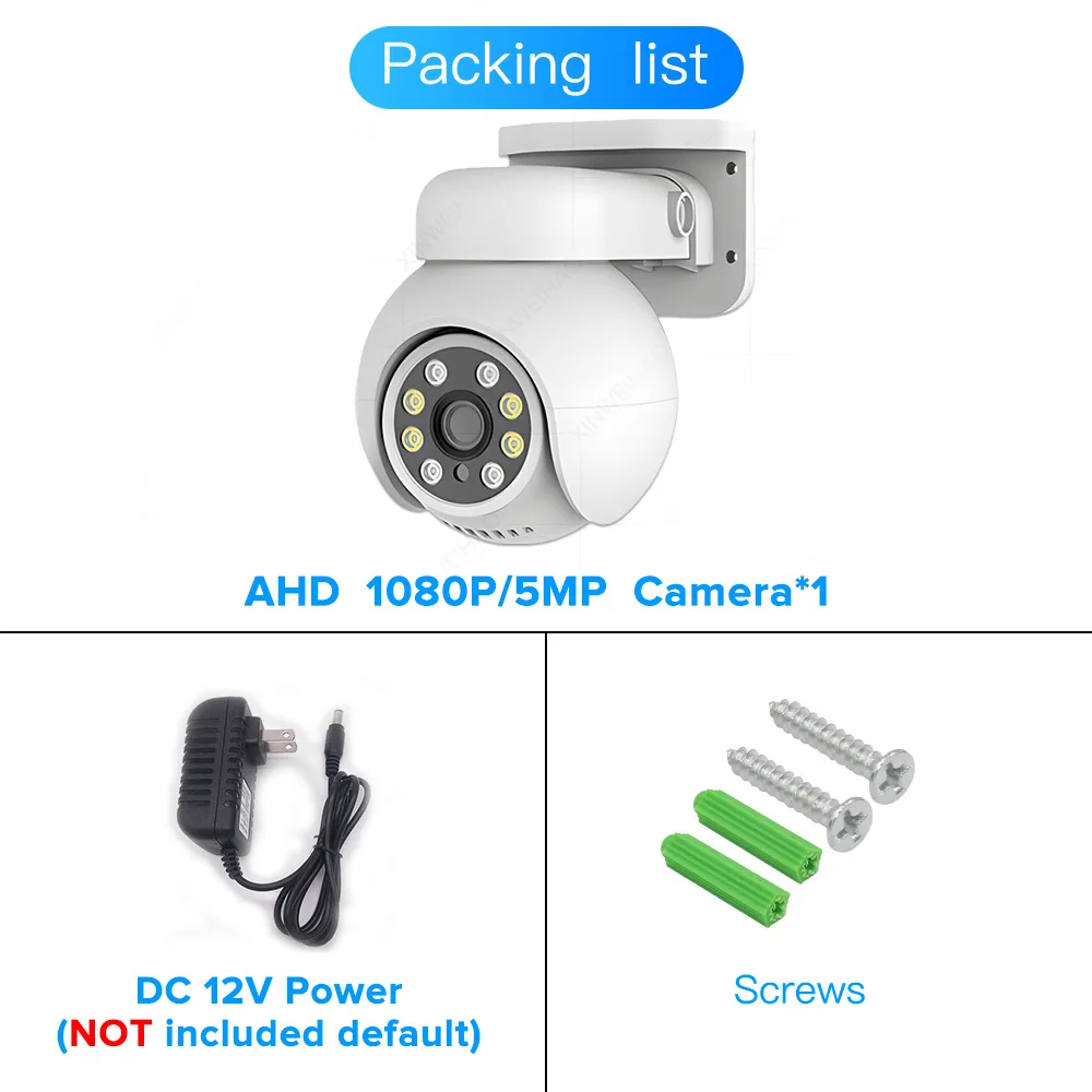 CCTV 2MP/5MP AHD PTZ Kamera warmes licht Nachtsicht UTC Koaxial BNC Audio Koaxial PTZ Steuerung Analog sicherheit Kamera