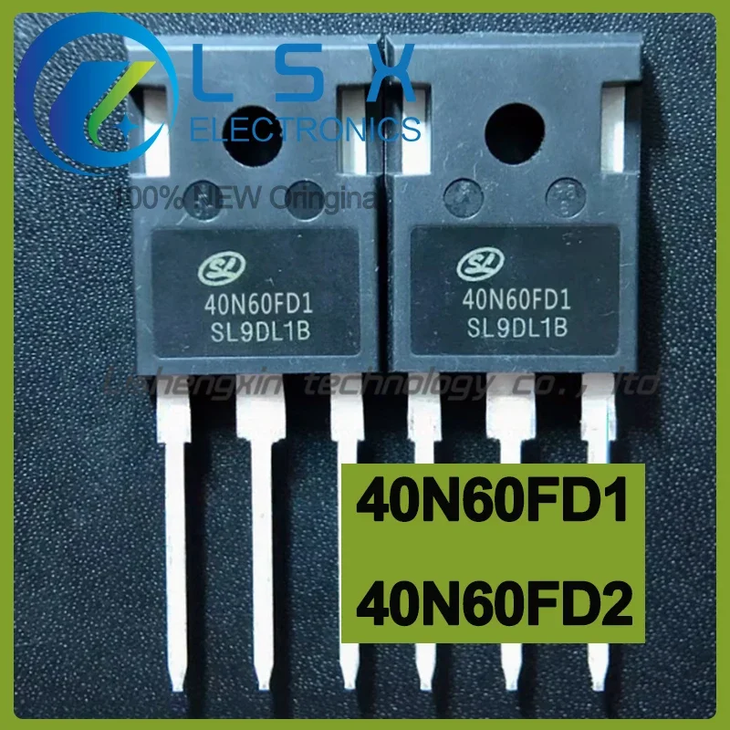 5pcs 40N60FD1 40N60FD2 SGT40N60FD1 SGT40N60FD2  40A 600V TO-247 New and Original