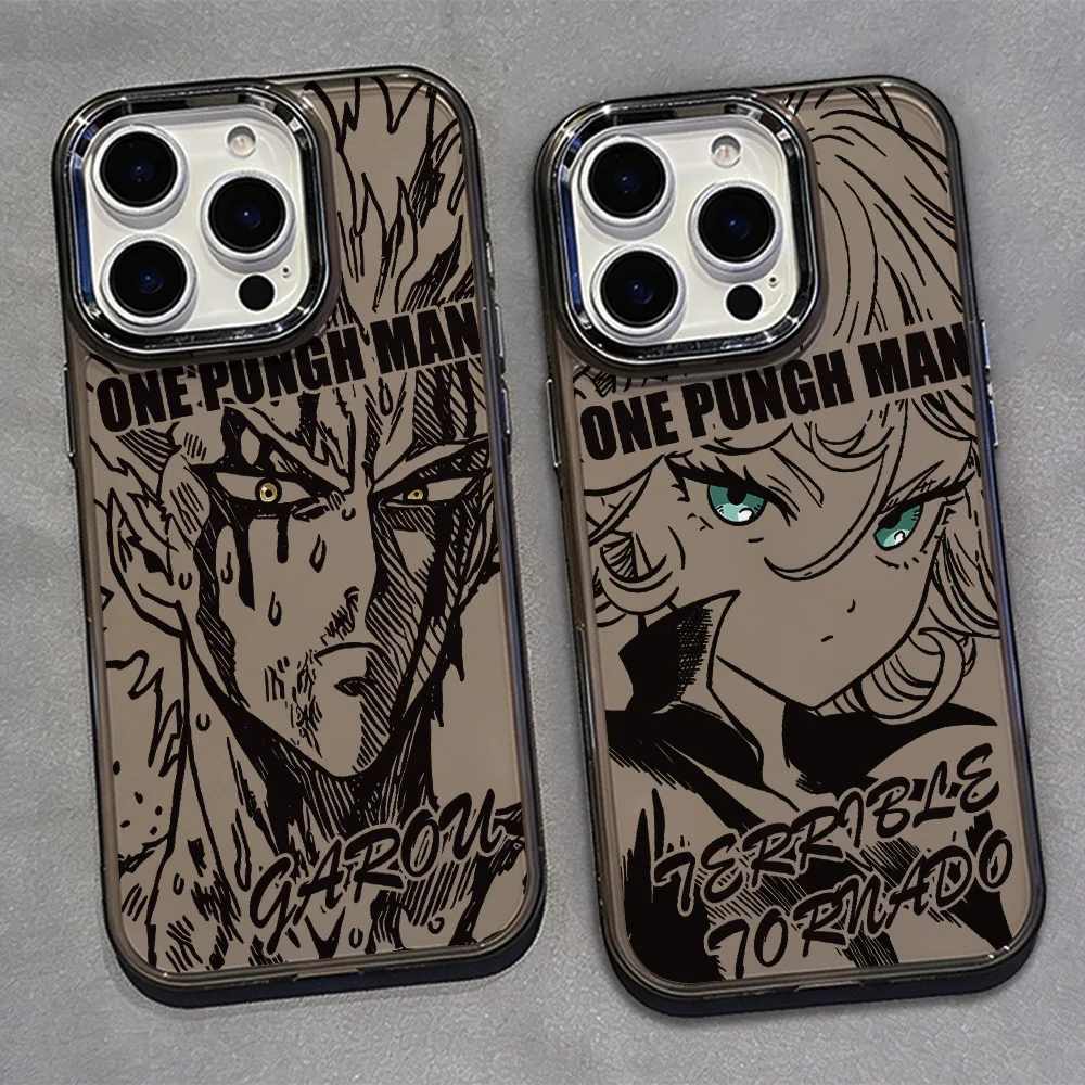 Line Anime One P-Punch Man Hot Phone Case For Samsung Galaxy S25 S24 S23 S22 S21 S20 Note20 FE Ultra Edge Plus 4G 5G Soft Cover