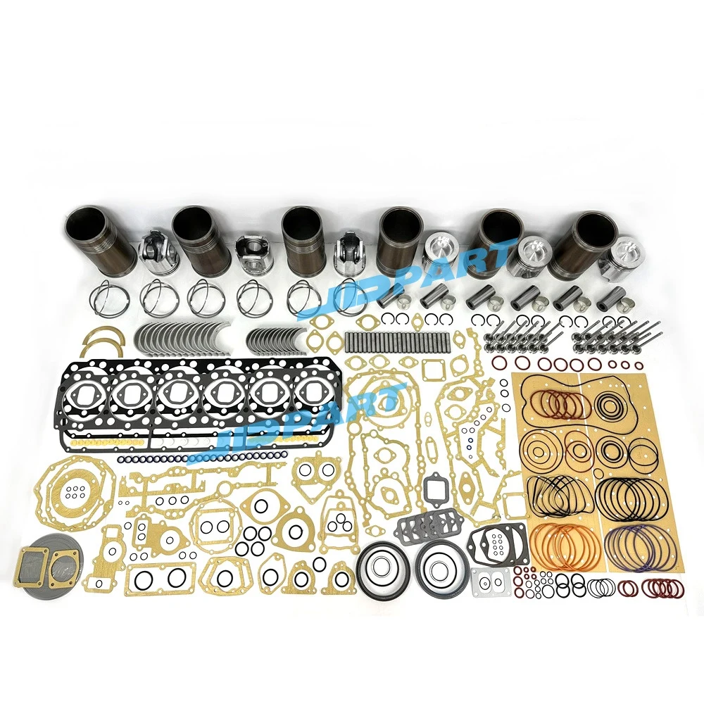 

Cylinder Liner Kit With Gasket Set Bearing&Valves&Guides For Caterpillar 3406 Excavator Engine Parts