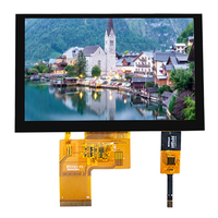 5 Inch TFT LCD Display Module 800*480 RGB IPS 40Pin 3.3V ILITTEK Driver 500 Illumination Capacitive Resistance Touch Screen