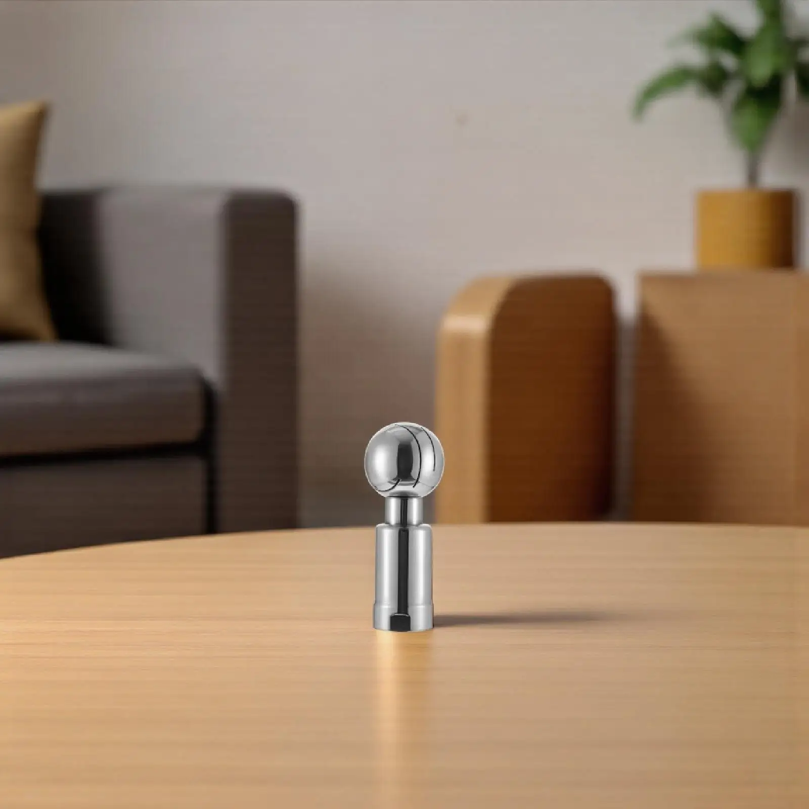 1 قطعة الفولاذ المقاوم للصدأ 360 درجة الدورية رذاذ الكرة خزان غسل رذاذ الكرة مقاومة للتآكل دائم خزان تنظيف أداة