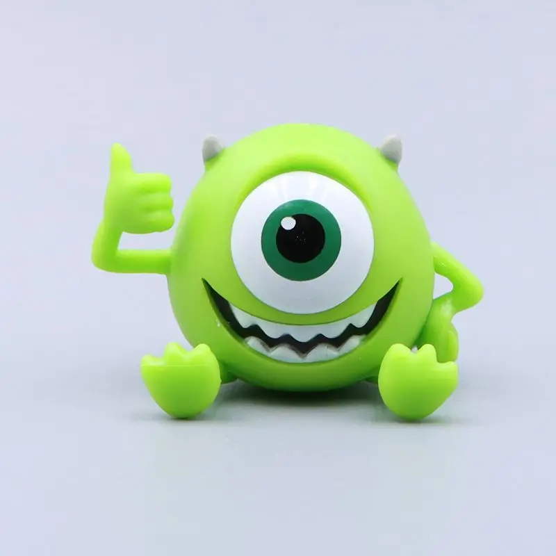 4Pcs University Monsters Inc Figures James P. Sullivan Anime Action Figure Michael Wozosky Randall Boggs Q Version Model Toys