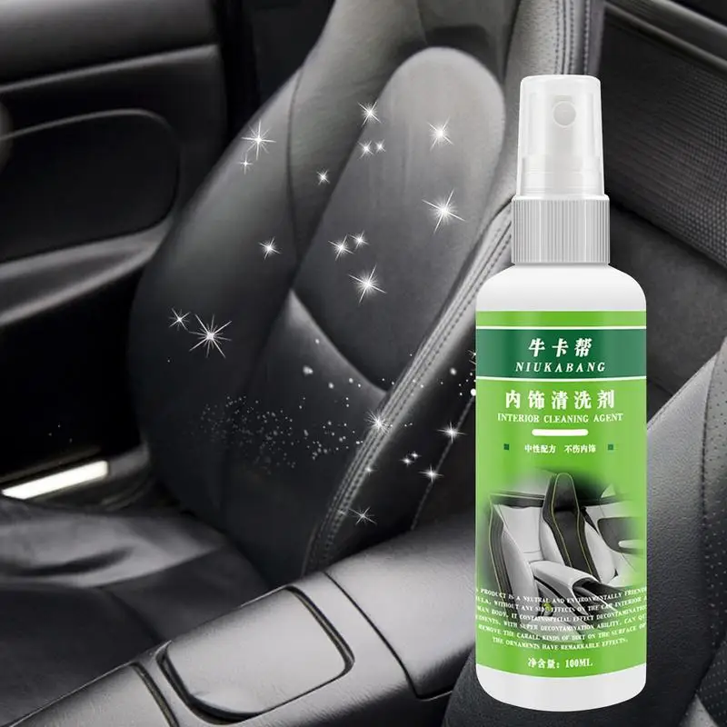 

Car Cleaner Interior Multifunctional Leather Car Seat Cleaner Effective Foam Cleaner for Car Car Seat Cleaner Fabric for Stains