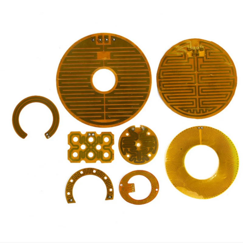 PI 금속 히터 폴리이미드 난방 필름, 소프트 및 초박형 히터 55*15/100*25/210*9MM
