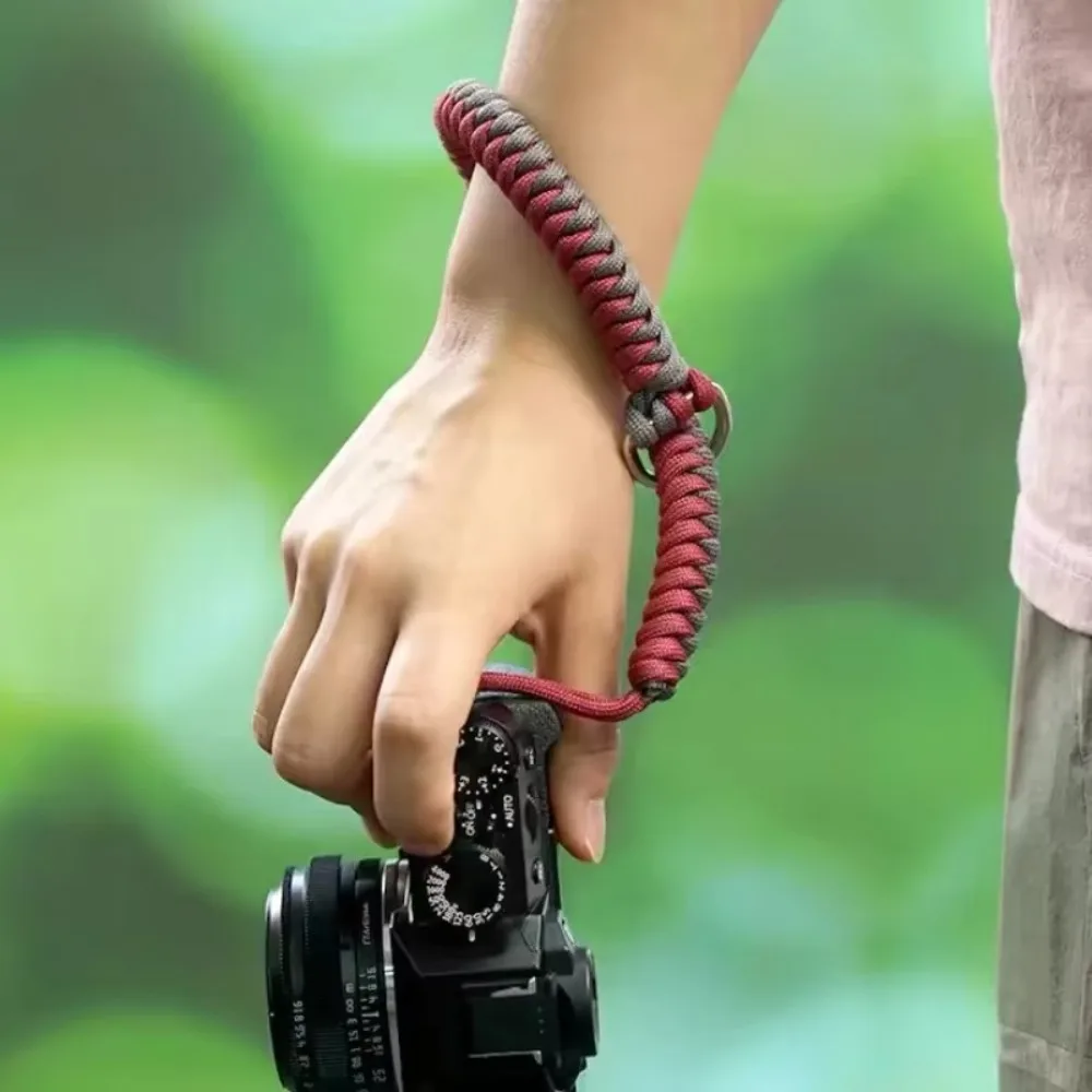 Mirrorless SLR Camera Wrist Strap Handwoven Nylon Lanyard for Canon R50 Fujifilm XS10 Sony Nikon Panasonic Olympus Hand Strap