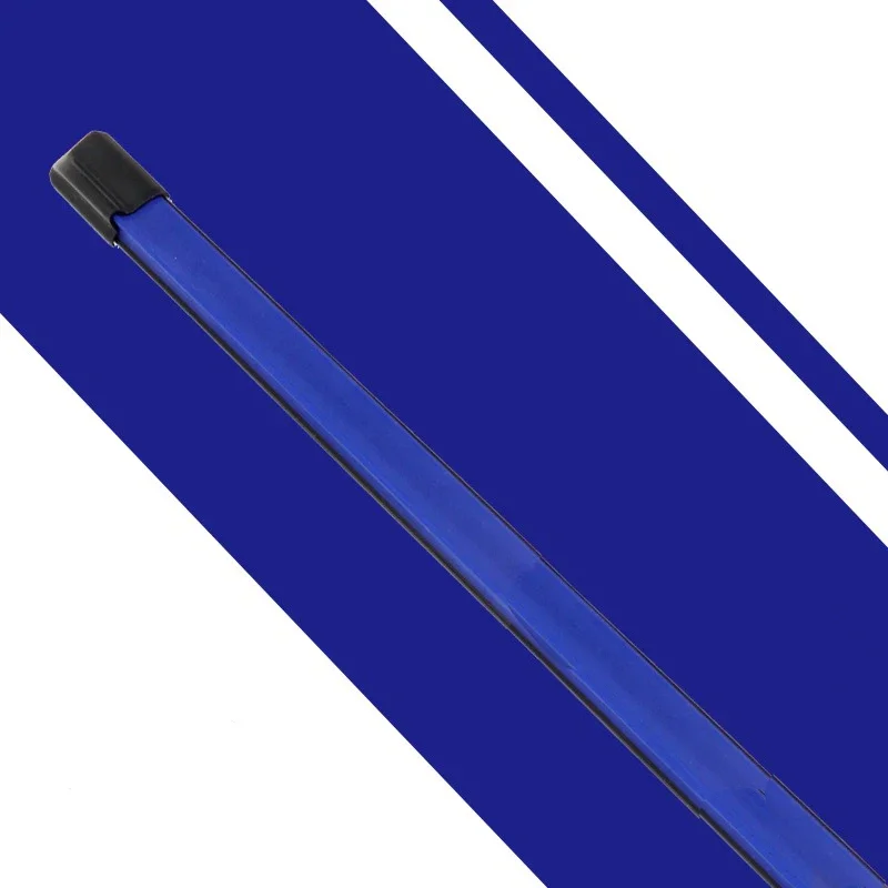 Blue Car Windshield Wiper blades Universal Soft Double layer Rubber Frameless Bracketless wipers 14\