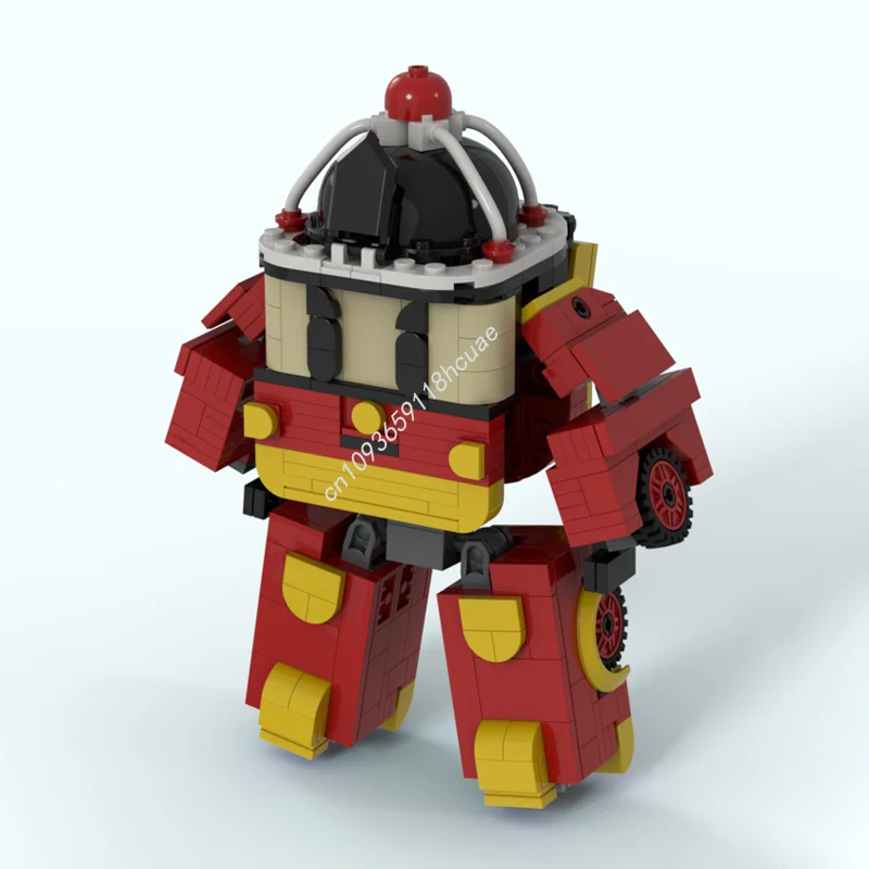 

373 шт. MOC Robocar Roy строительные блоки логическое мышление игрушка для развития терпения и концентрации строительных детей