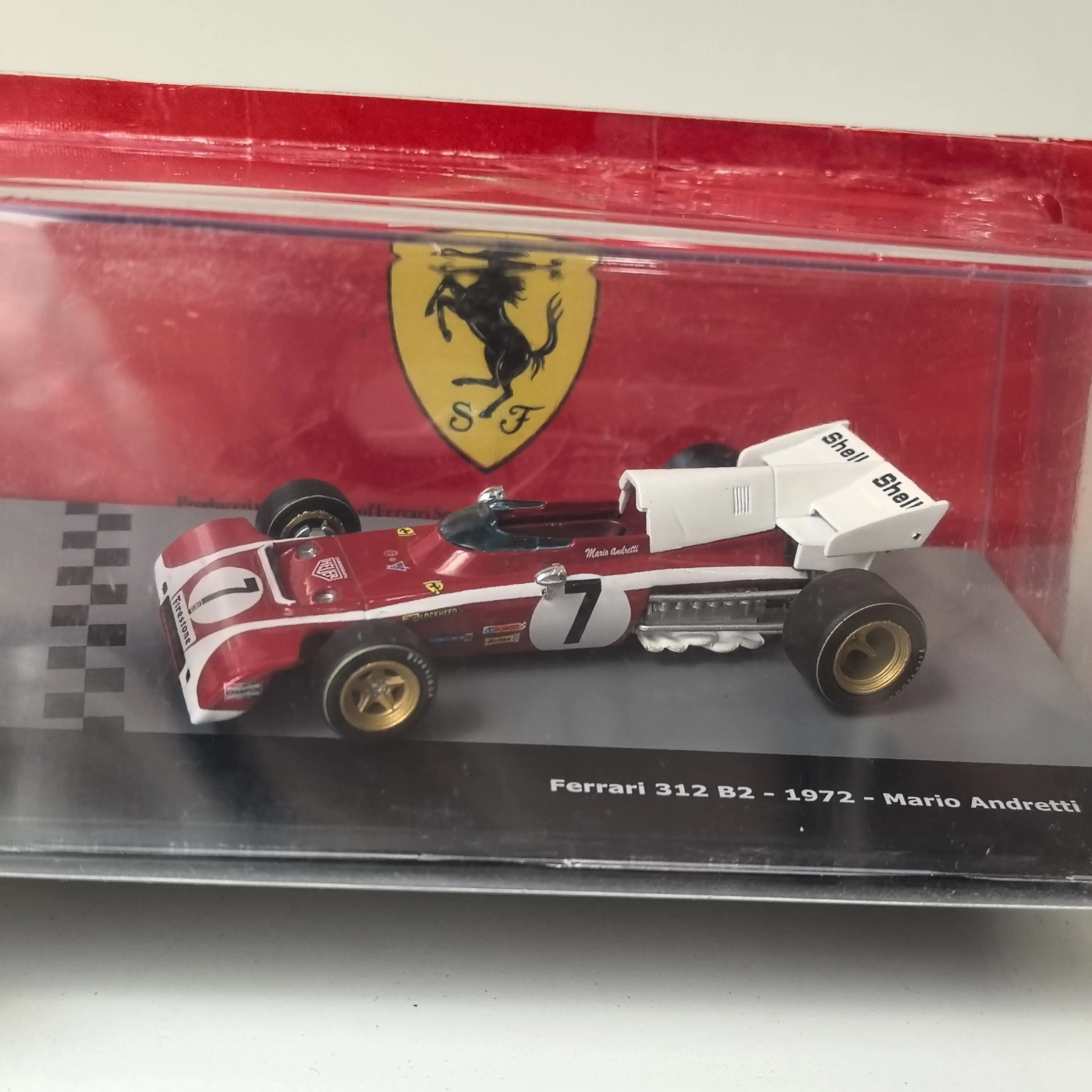 Modelo a Escala 1:43 de FERRARI 312 B2 1972 de Diecast IXO # Modelo de Coche de Aleación 7