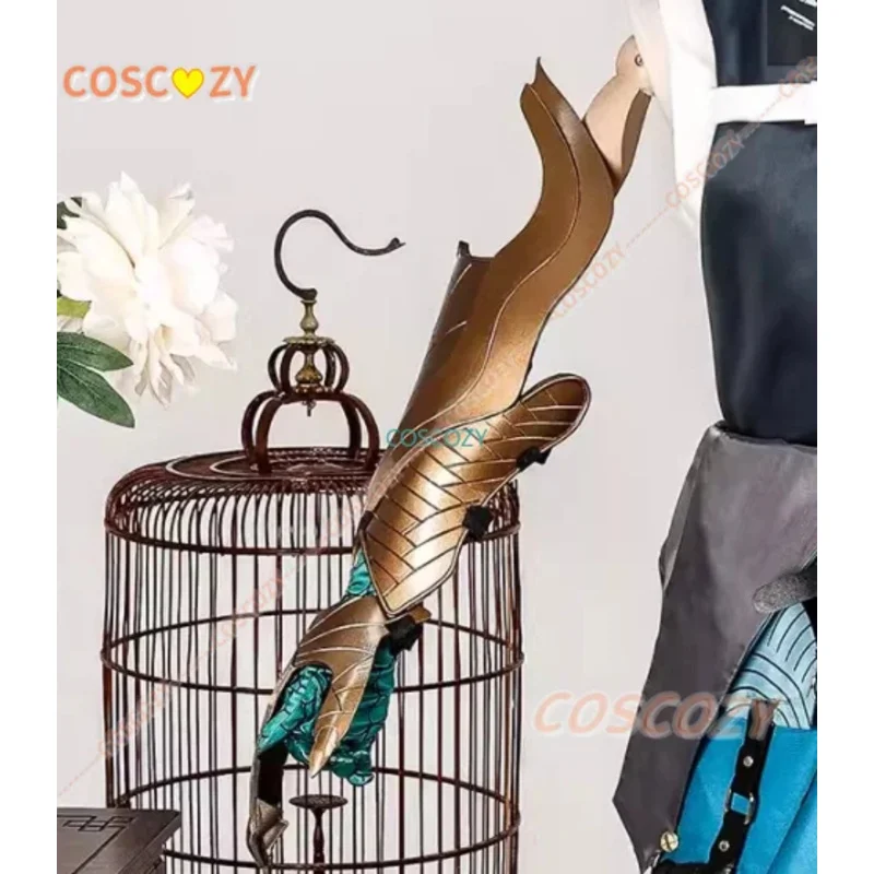 qq681사전 판매 Wuthering Waves Jiyan 코스프레 의상 컨벤션 이벤트 할로윈 파티를 위한 긴 녹색 가발 게임 의상