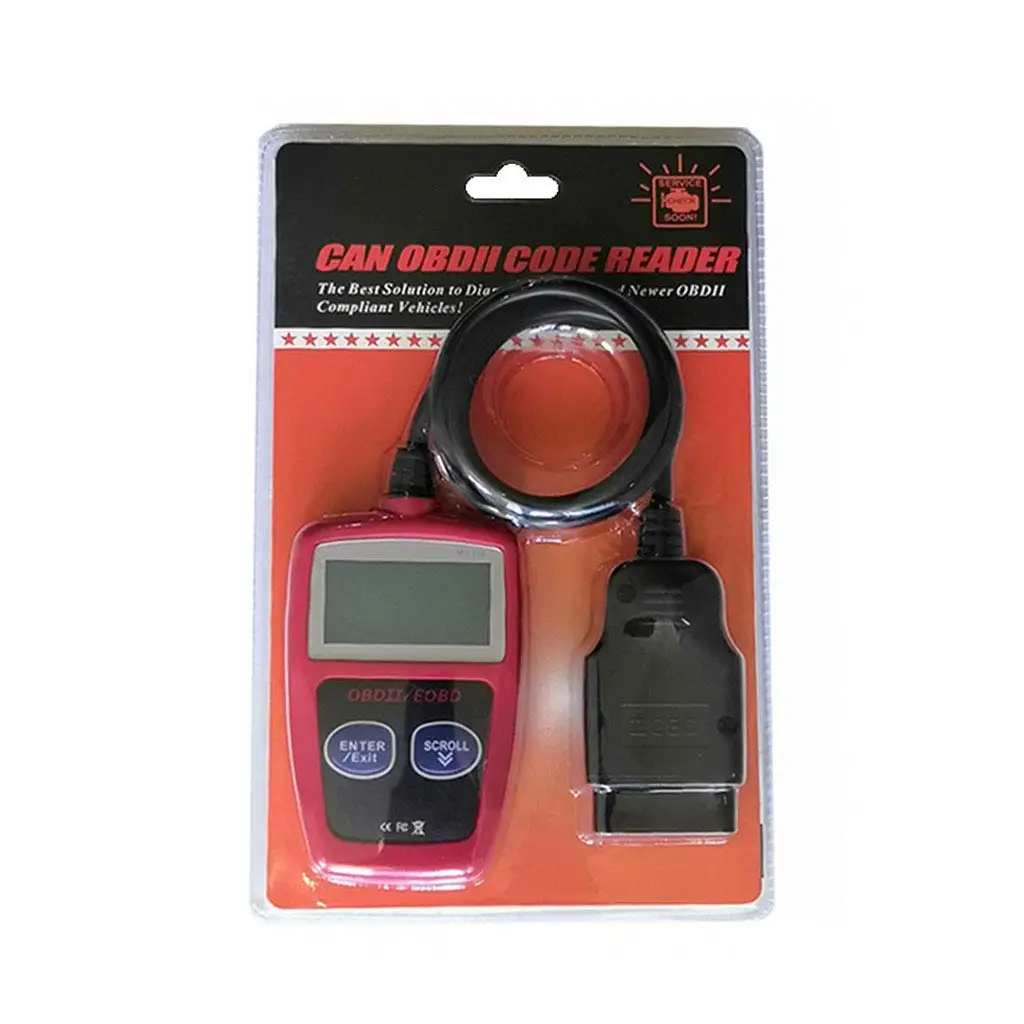 MS309 OBD2 رمز الماسح الضوئي محرك ضوء خطأ رمز القارئ ، أداة المسح التشخيصي ، والتحقق من رمز فشل المحرك ، رمز واضح