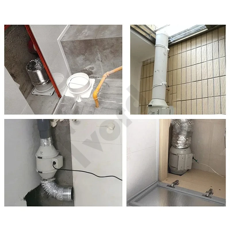 Draft Blocker Damper Ventilation Check Valve Draught Back Shutter for Inline Ducting Kitchen Home Ventilation Grill