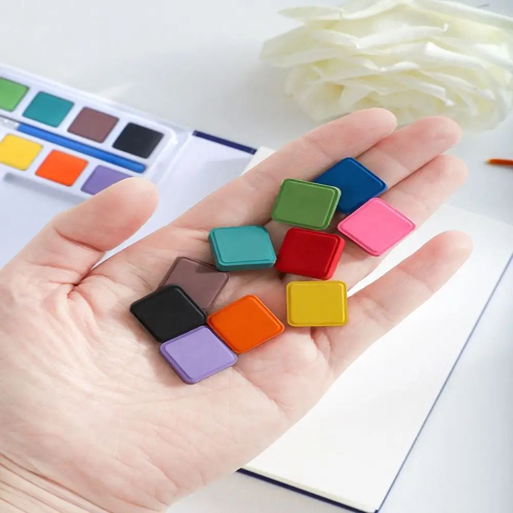 ورق ألوان مائية جديد بحجم A3 مع صبغ/فرشاة سميكة دفتر رسم دفتر ملاحظات لوحة خارجية #1