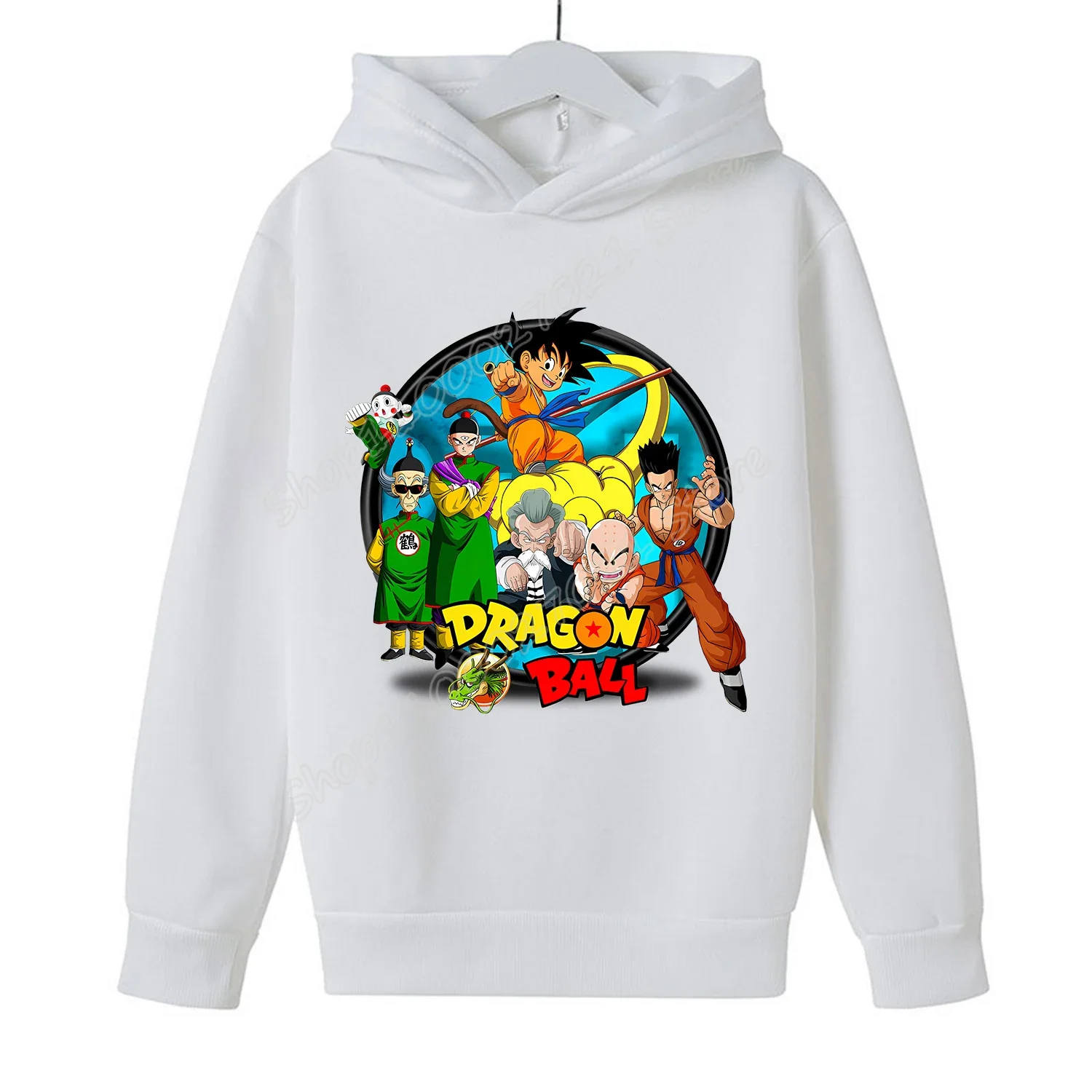 Dragon Ball épais sweats à capuche pour enfants Goku Anime polaire sweat garçons sweat à capuche pour filles dessin animé motif vêtements vêtements enfants cadeau