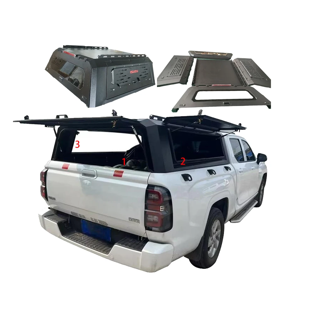

Hot Sale Modular Premium Truck Car Made From Aluminum Alloy for jeep Gladiator Bed Cap Accessories
