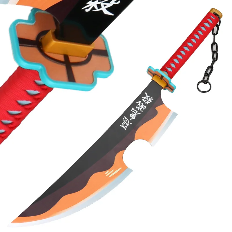 79 Cm/31.01in Demon Slayer Bamboe Anime Mes Cosplay Randapparatuur Model Praktijk Props Feestartikelen Collectible Jongen Speelgoed hobby